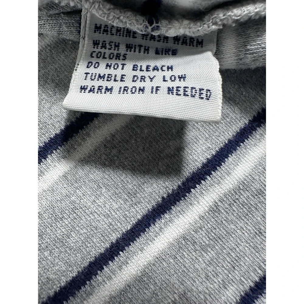 Polo by Ralph Lauren Striped Polo Shirt Men's XL Gray Cotton Short Sleeve Class